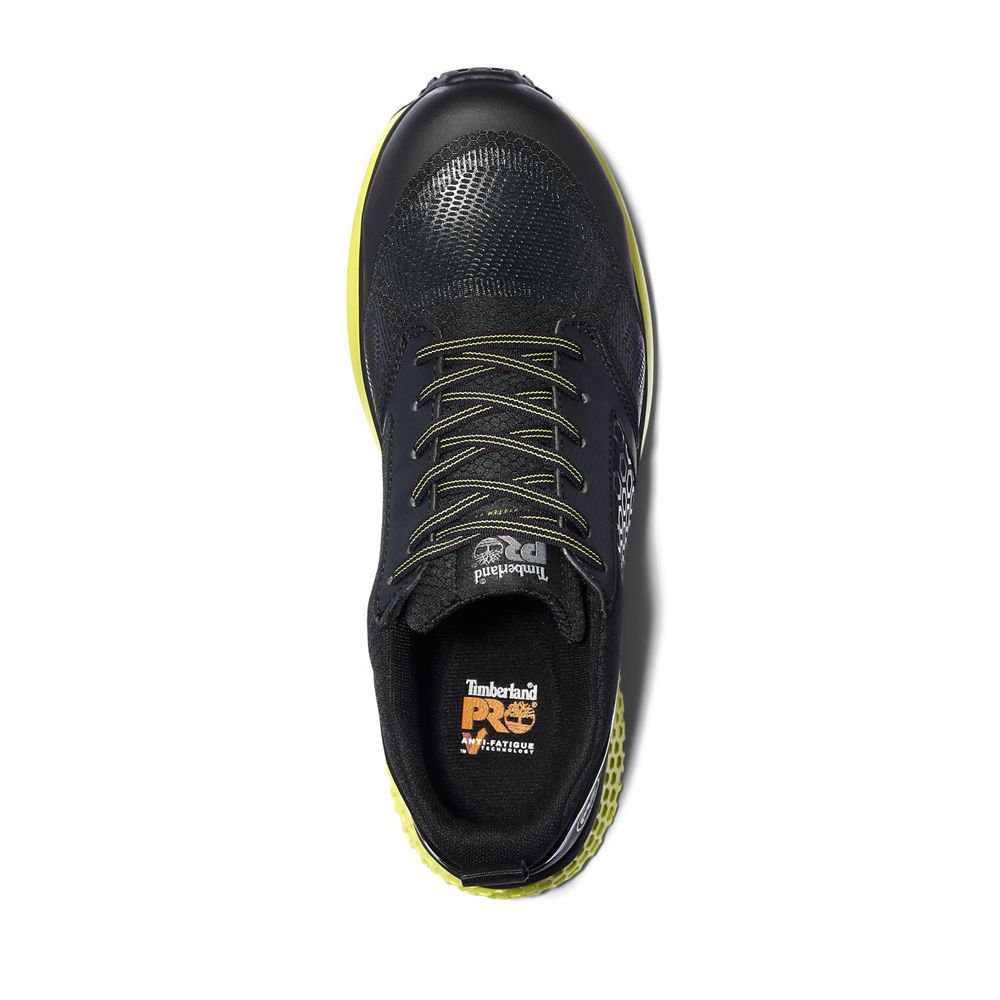 Pantofi De Lucru Timberland Barbati Negrii/Verzi - Pro® Reaxion Comp Toe - Romania - UXWLJT640